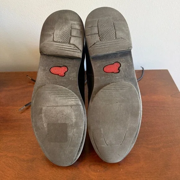 Justin Drennan 763 Men's Black Leather Work Boots | Size 12.5 - Picture 6 of 7